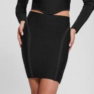 Guess Black Bandage Skirt